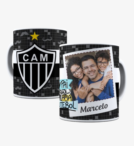Caneca Pai Que Ama Futebol Atlético Mineiro