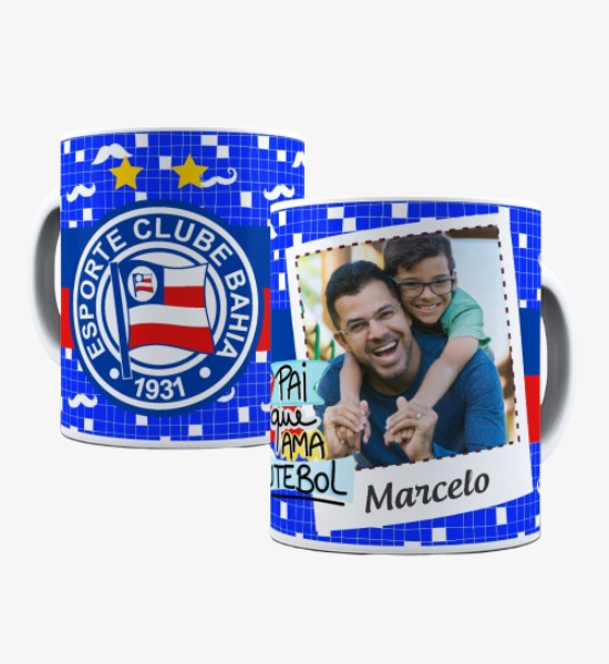 Caneca Pai Que Ama Futebol Bahia