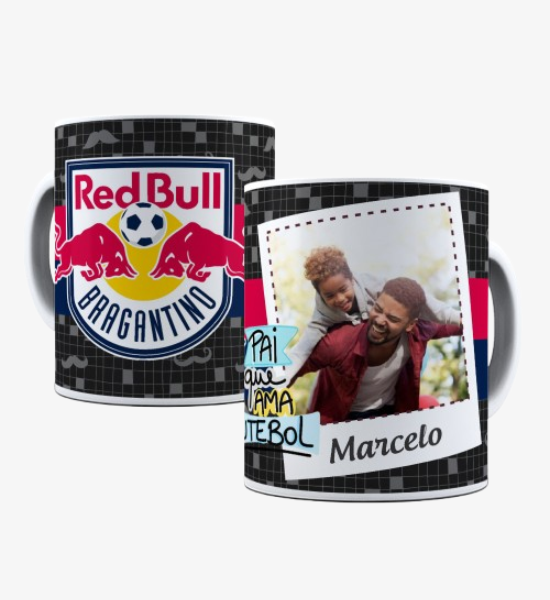 Caneca Pai Que Ama Futebol Bragantino