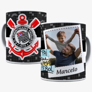 Caneca Pai Que Ama Futebol Corinthians