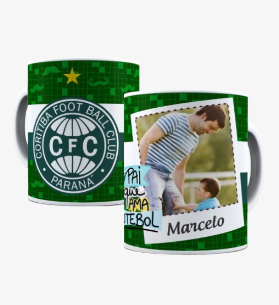 Caneca Pai Que Ama Futebol Coritiba