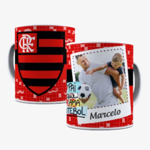 Caneca Pai Que Ama Futebol Flamengo