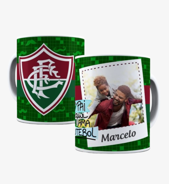 Caneca Pai Que Ama Futebol Fluminense