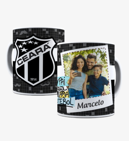 Caneca Pai Que Ama Futebol Ceará