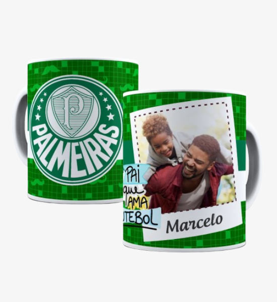 Caneca Pai Que Ama Futebol Palmeiras