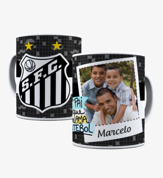 Caneca Pai Que Ama Futebol Santos