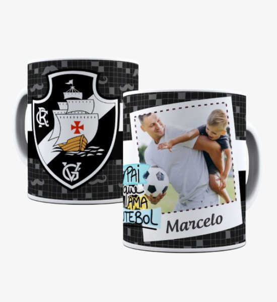Caneca Pai Que Ama Futebol Vasco