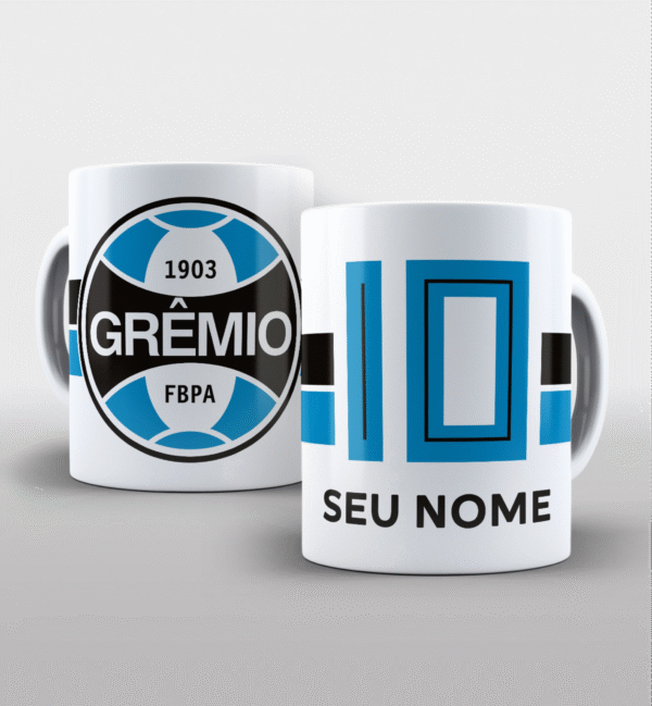 Caneca Grêmio 10 Com Nome