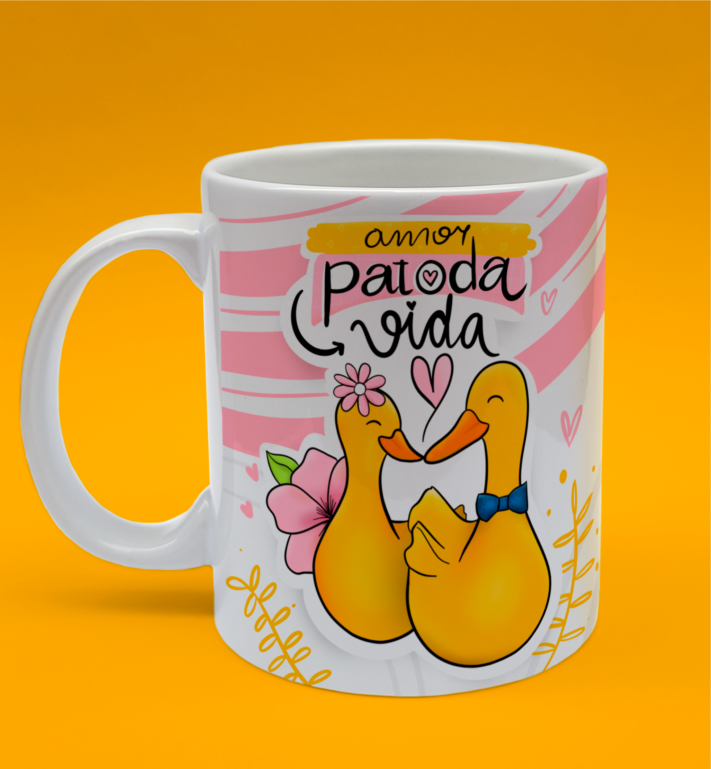 Caneca Amor Patoda Vida