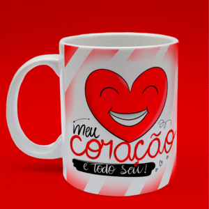 Caneca Meu Coração é Todo Seu
