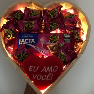 Cesta Coração Sonho de Valsa
