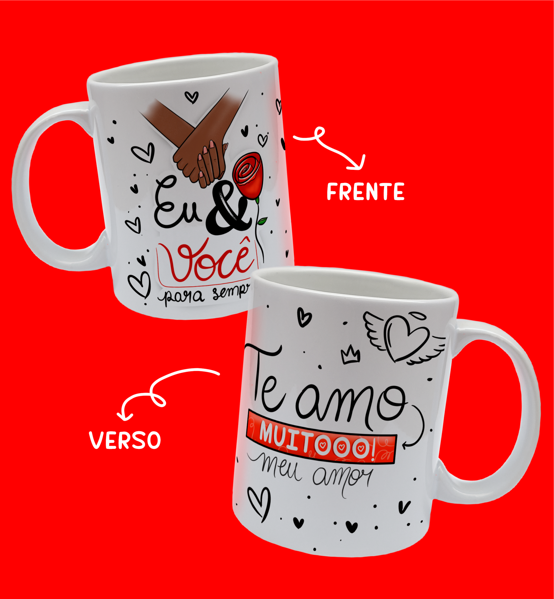 Caneca Te Amo Muitooo! - Imagem 2