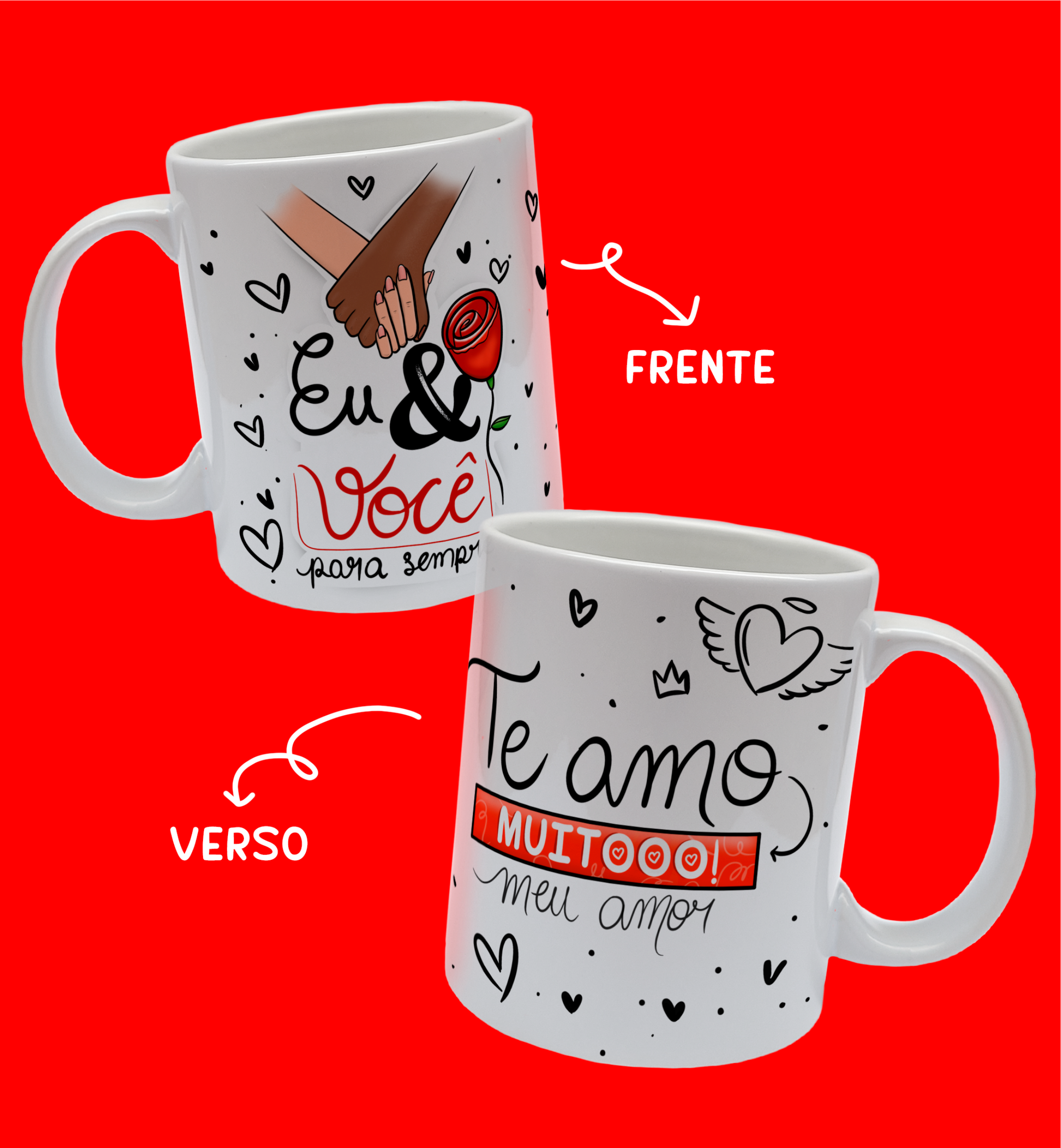 Caneca Te Amo Muitooo! - Imagem 3