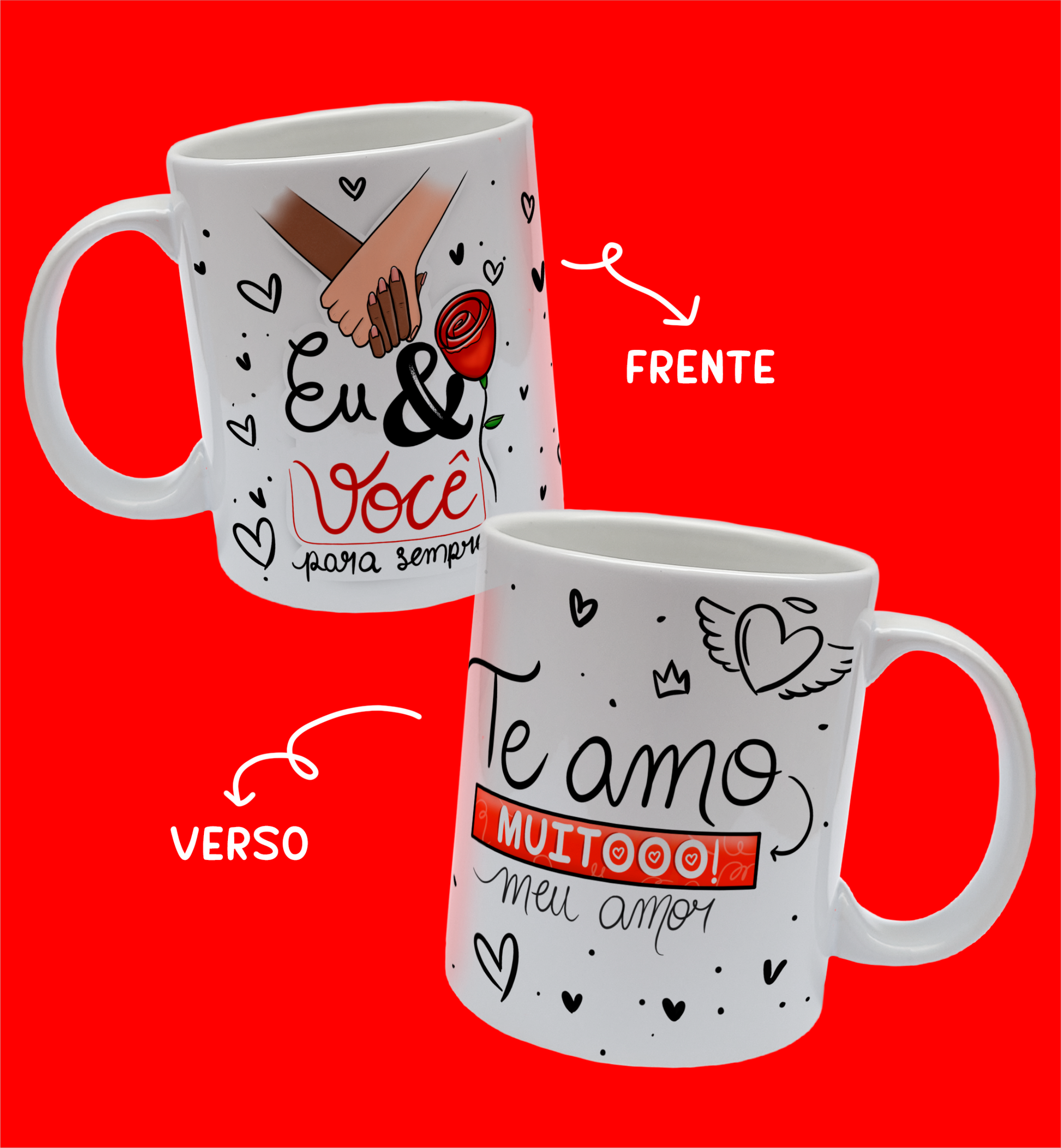 Caneca Te Amo Muitooo! - Imagem 4