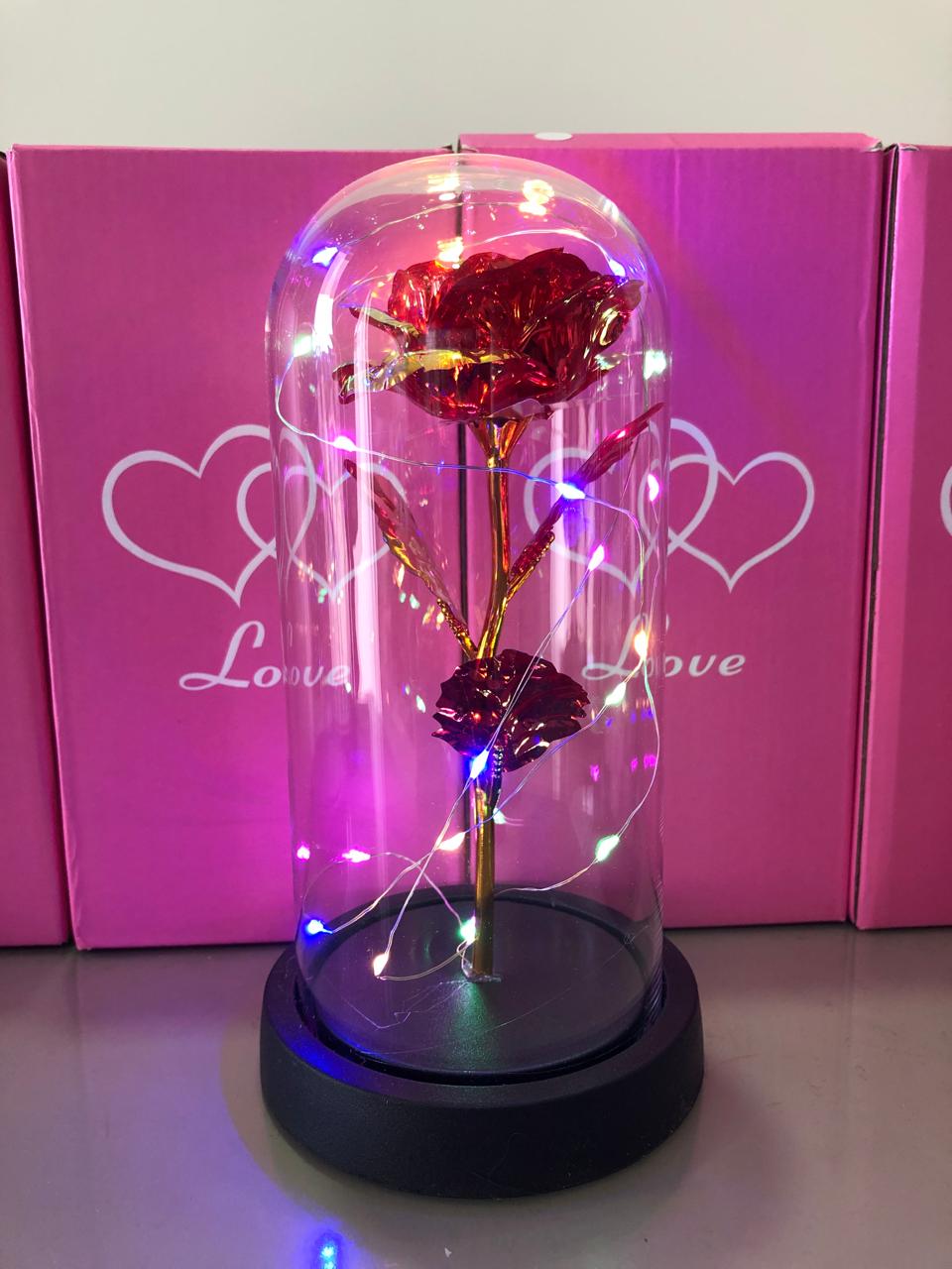 Rosa Encantada Vermelha