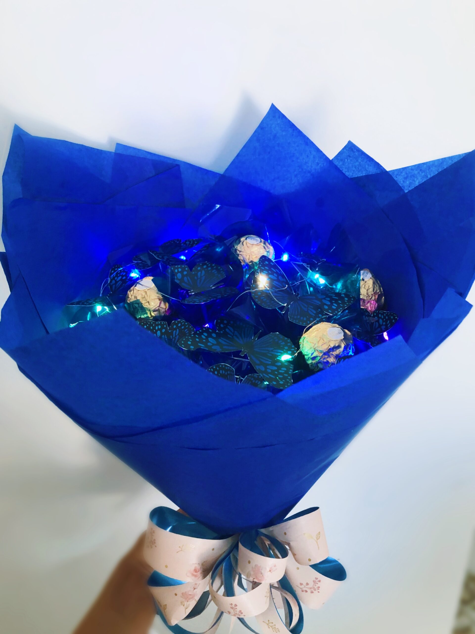 Buquê de borboletas com Chocolates