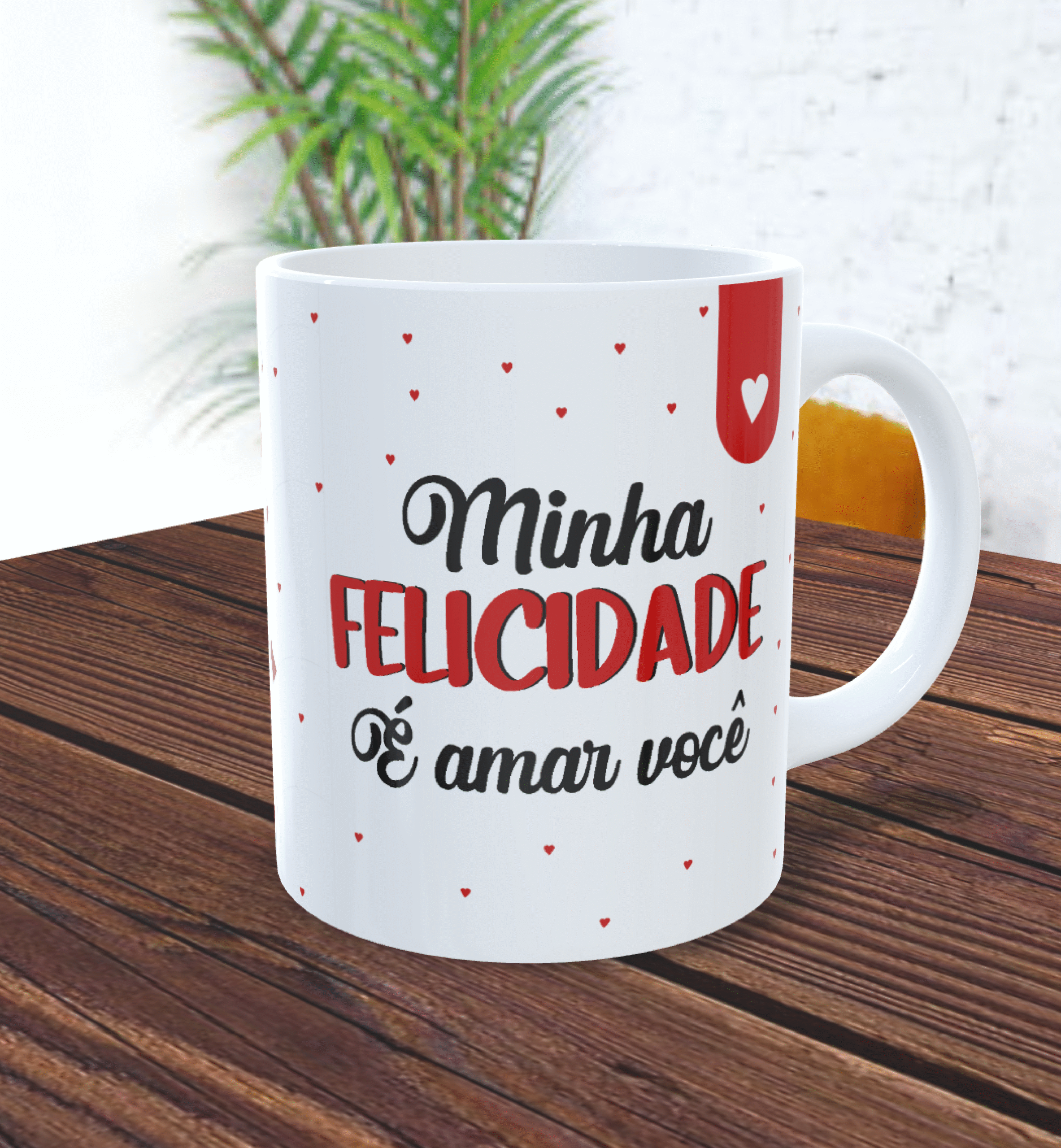 Arte Minha Felicidade é Amar Você