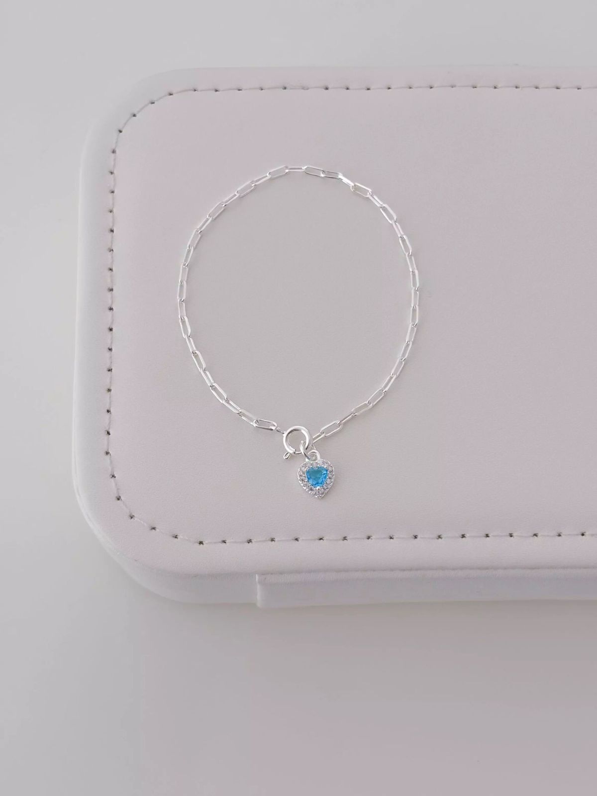 Pulseira Cravejada Azul 💙