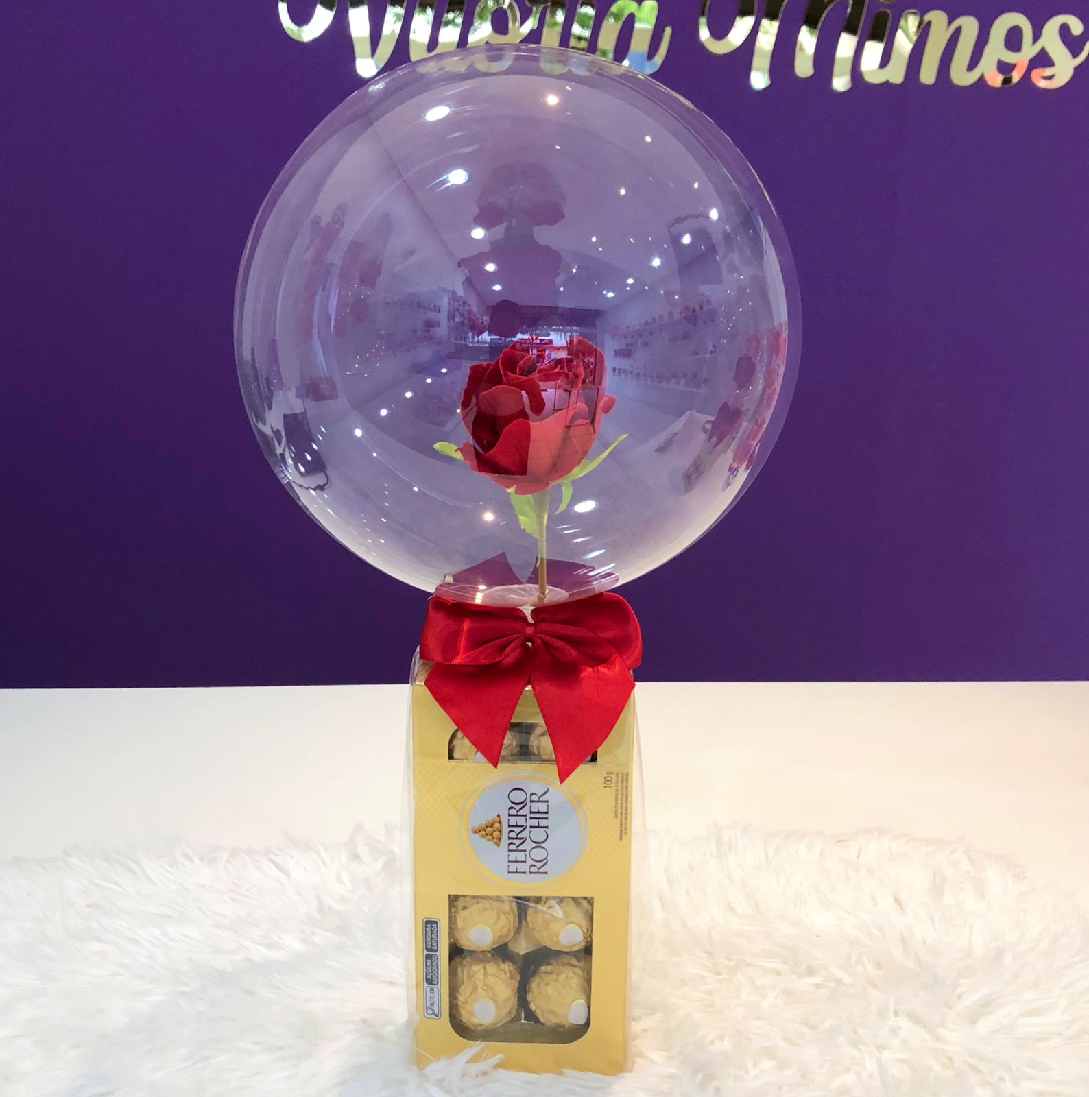 Encanto Rosa com Ferrero Rocher