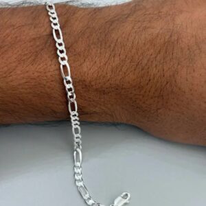 Pulseira Masculina 4mm Prata  925