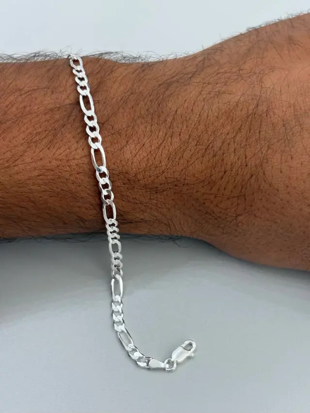 Pulseira Masculina 4mm Prata  925