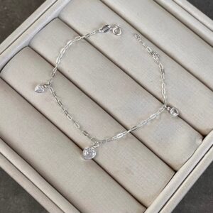 Pulseira de Coração Prata 925