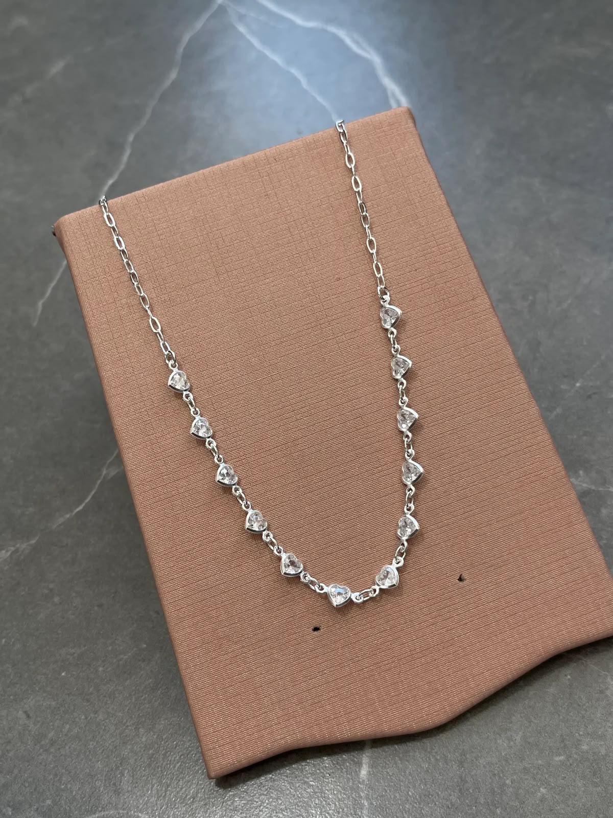 Choker Coração Delicada Prata 925